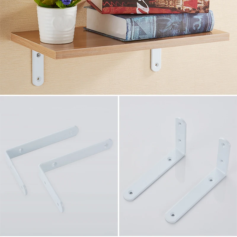 Железный L-образный угловой кронштейн 2 шт. сверхпрочный практичный для угловая