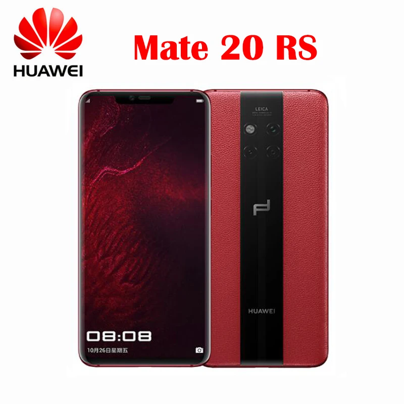 Новый оригинальный телефон Huawei Mate 20 RS Porsche Design Andorid 9 0 Kirin 980 Octa Core NFC Quick Charger 6 39 'ƈk