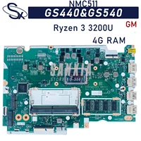 kefu gs440gs540 nmc511 laptop motherboard for lenovo ideapad s145 15api original mainboard 4gb ram ryzen 3 3200u r3 3200u