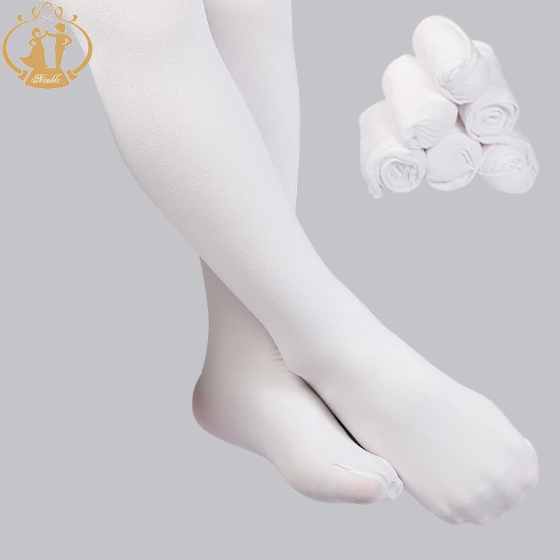 Spring/autumn White Girls Leggings Full Length Pencil Pants Children Tights for Baby Kids Cute Velvet Pantyhose Stockings