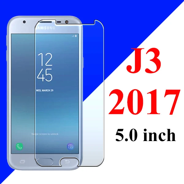 Закаленное стекло для Samsung Galaxy J2 Prime защита для экрана J3 J5 J7 Защитная Броня Samsun Galax J 2 3 5 7 Чехол лист - Цвет: j3 2017