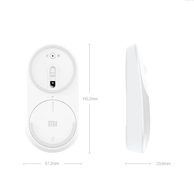 Оригинал для Xiaomi mi беспроводная мышь портативные игровые мыши Alu nium сплав 2 4 ГГц