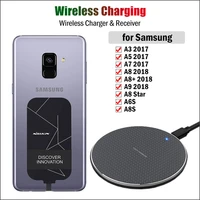 qi wireless charging for samsung galaxy a3 a5 a7 2017 a9 a8 2018 a6s a8s wireless charger mount usb c charging receiver adapter