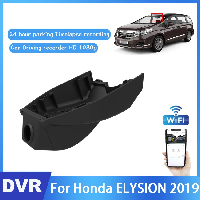 New product! Car DVR Driving Video Recorder Car Front Dash Camera For Honda ELYSION 2019 CCD Full HD Night Vision high quality