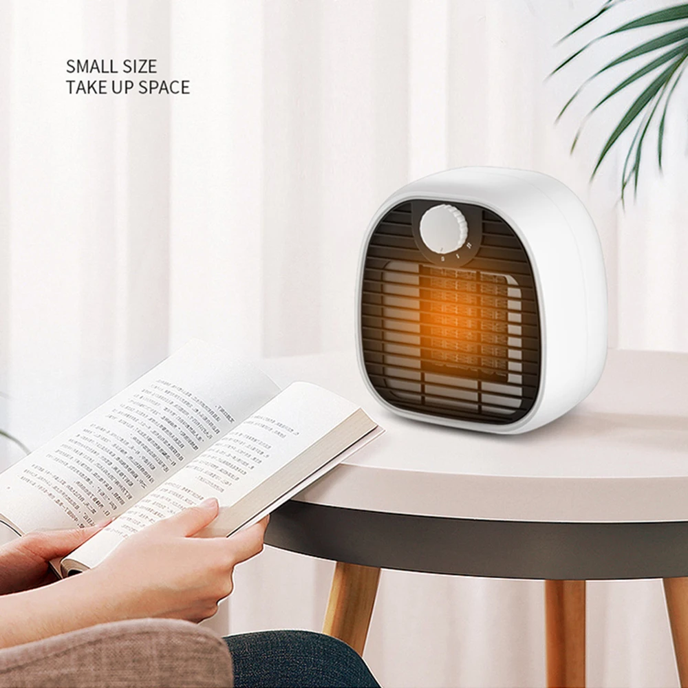 

Heater 1000W Electric Heater Two-speed Adjustable Greenhouse Heater Office Quick Hot Desktop Electric Heater Safe and silent
