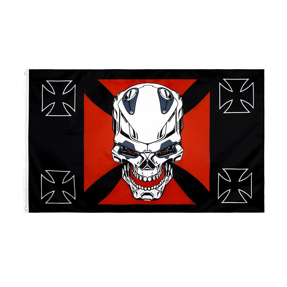 

60x9 0 см/90x15 см/120 см x 180 см машина с изображением костей черепа