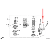 Rear Shock Absorber LH 2014-Hon daO DY SS EY Nitrogen Damper Central Shock Core Shock Absorber for Electric Vehicles