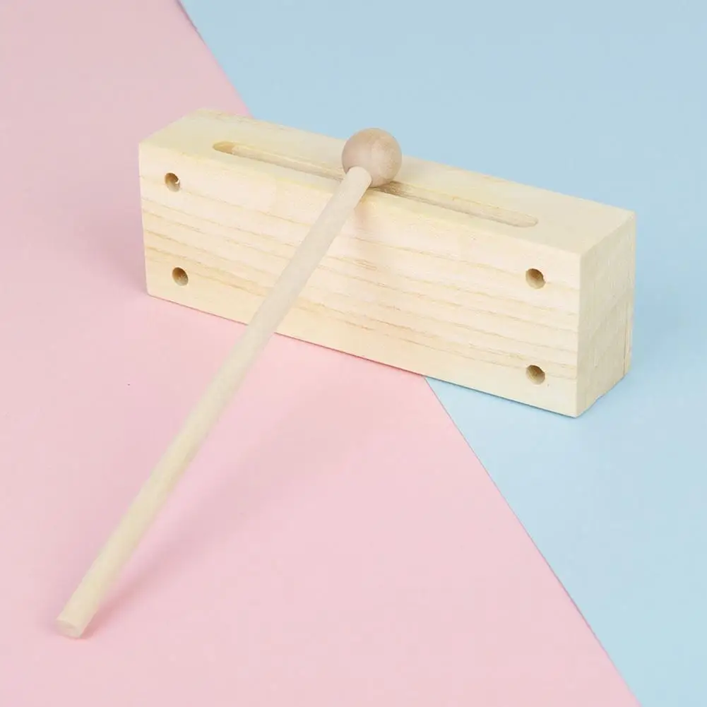 

Clapper Wooden Educational Music Equipment Dual Tone Percussion Toy for Kids Percussion Instrument Develop Musical Sense