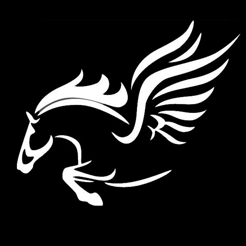 

Car Sticker Pegasus Creative Personality Cute Funny Car Stickers Car Decoration Accessories Waterproof Sticker 18*15CM