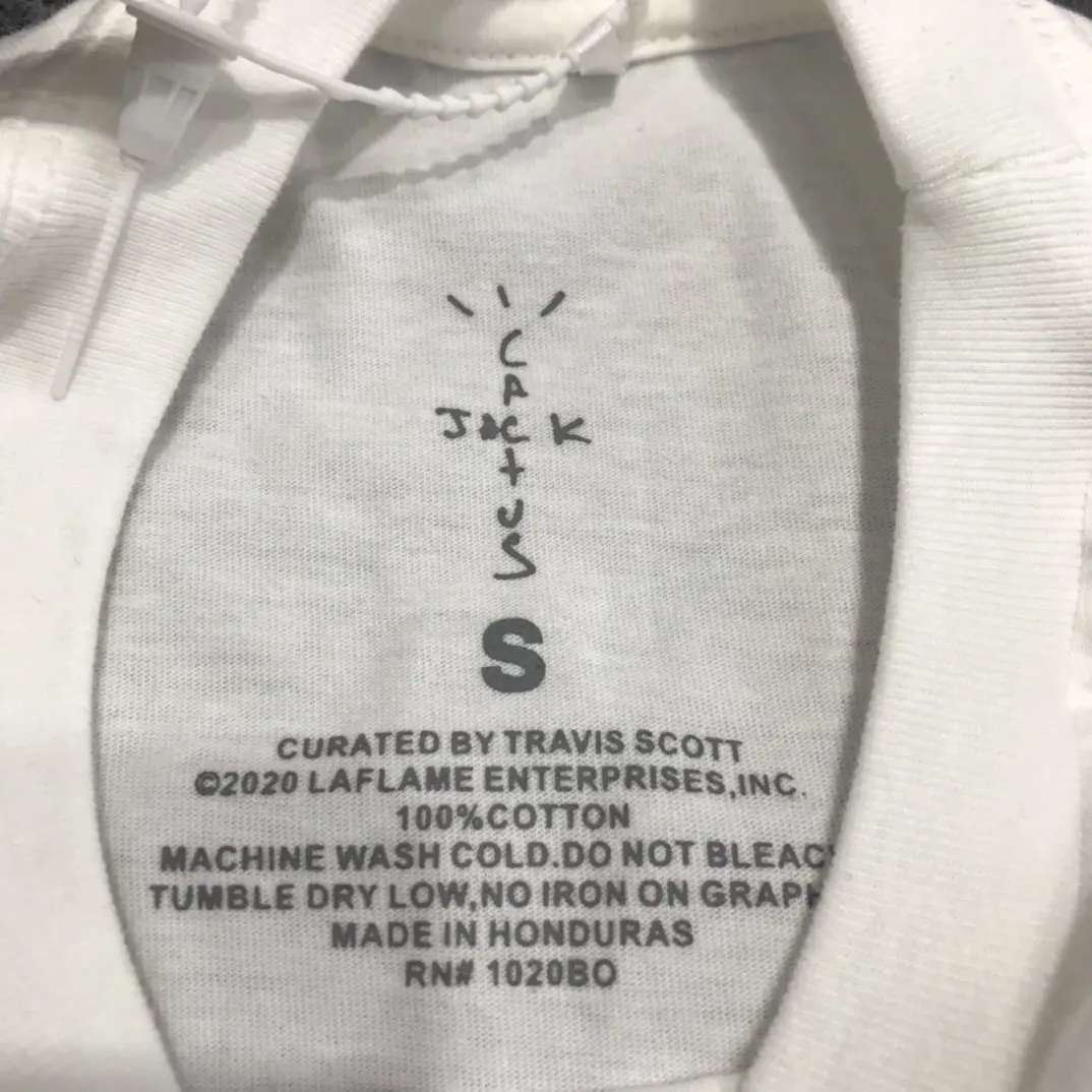 

2020 Summer New Travis Scott JackBoys Cactus jack Photo T shirt Men Women Hiphop O-Neck Tees Cotton Alien Printed T-Shirt Men