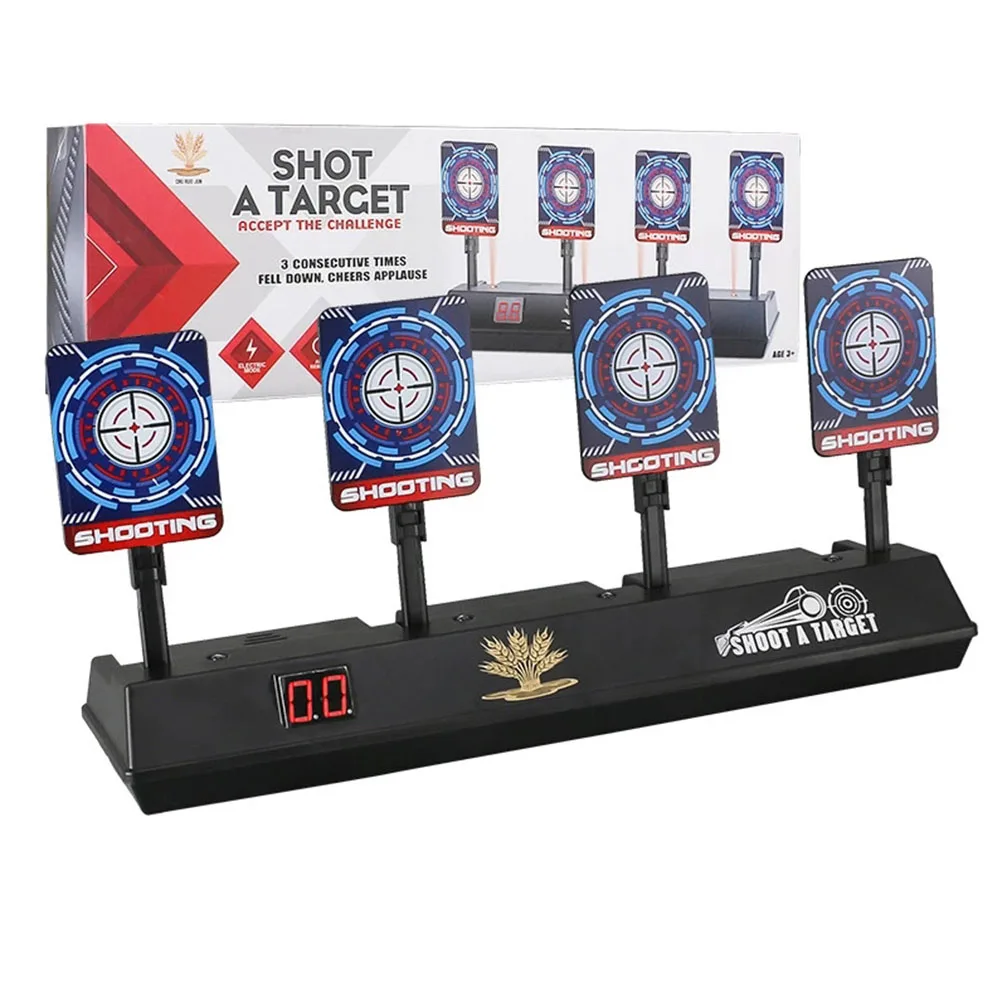 

Electronic scoring target soft bullet gun electric target target automatic mobile game shooting return bullet-proof screen frame