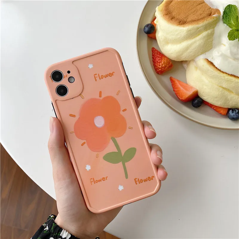 

For iphone Case,Cute Folower Case For iphone 11 Pro Max Case,Soft Silicone Protective Case For Iphone SE/7/8/8 Plus/XS Max