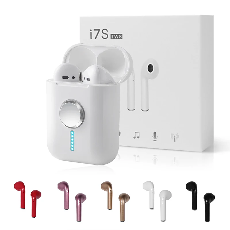 I7s беспроводные Bluetooth наушники гарнитура стерео в ухо мини Водонепроницаемый с