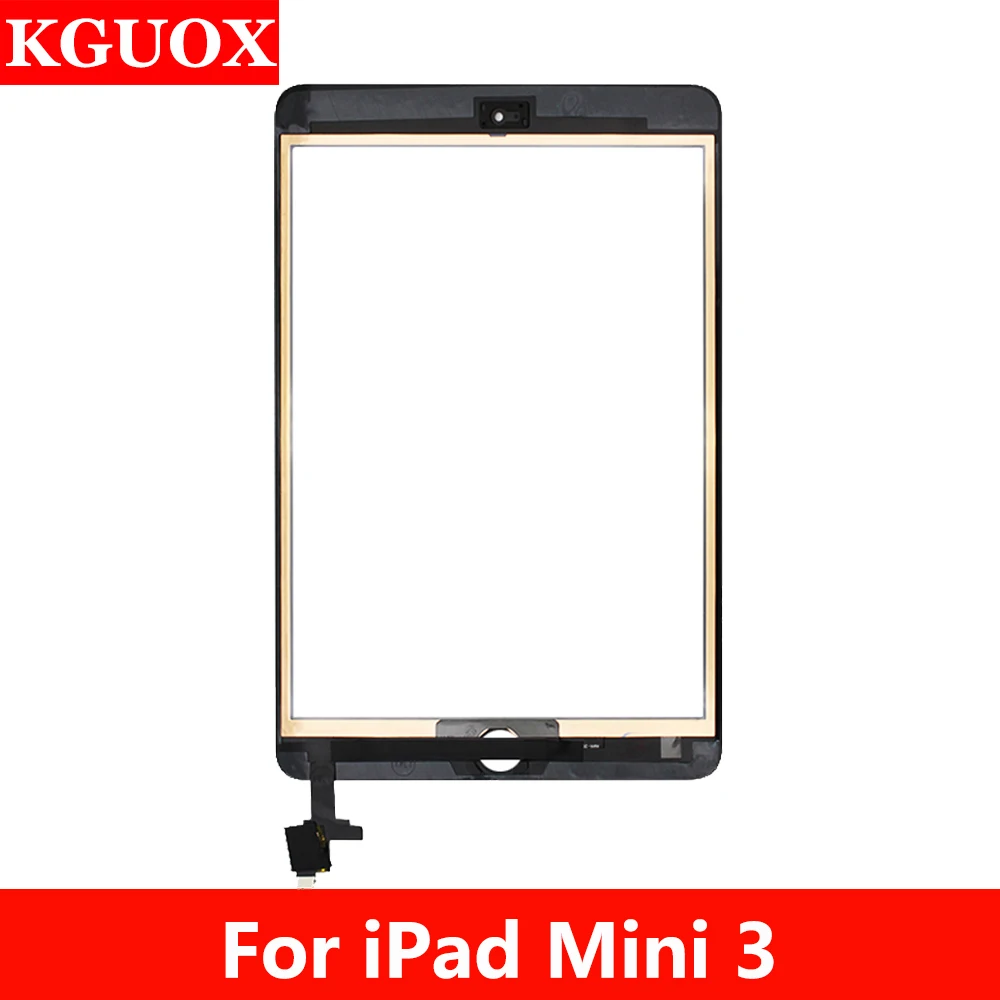 Для iPad Mini 2 Mini2 A1489 A1490 Mini3 A1599 A1600 A1601 внешняя Сенсорная панель Сенсорный экран + IC чип