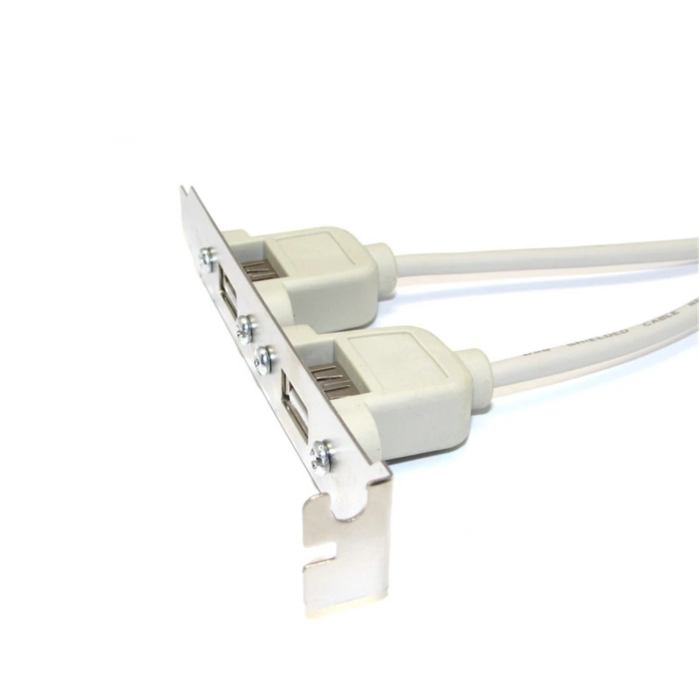 2/4 портов USB 2 0 женщин до 9 Pin Материнская плата Кабельный адаптер с кронштейном