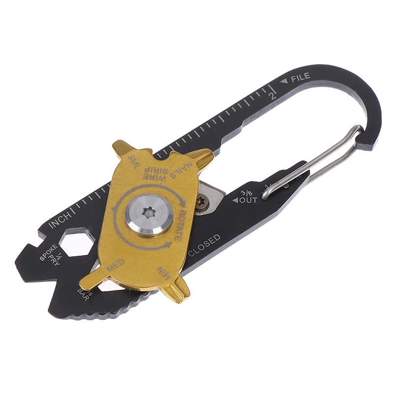 

Pro 20-in-1 Wrench Set Multifunctional Mini Universal Key Survival Kit Stainless Steel Camping Survival EDC Tools Travel Kits