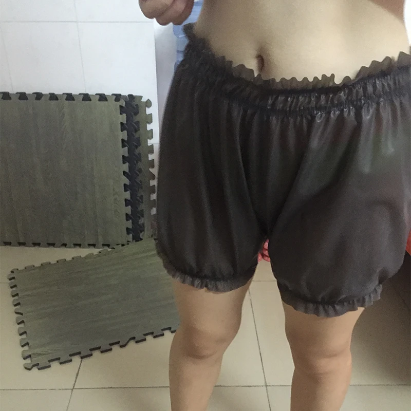 Новое поступление латексные шаровары унисекс короткие штаны ручной работы из 100%