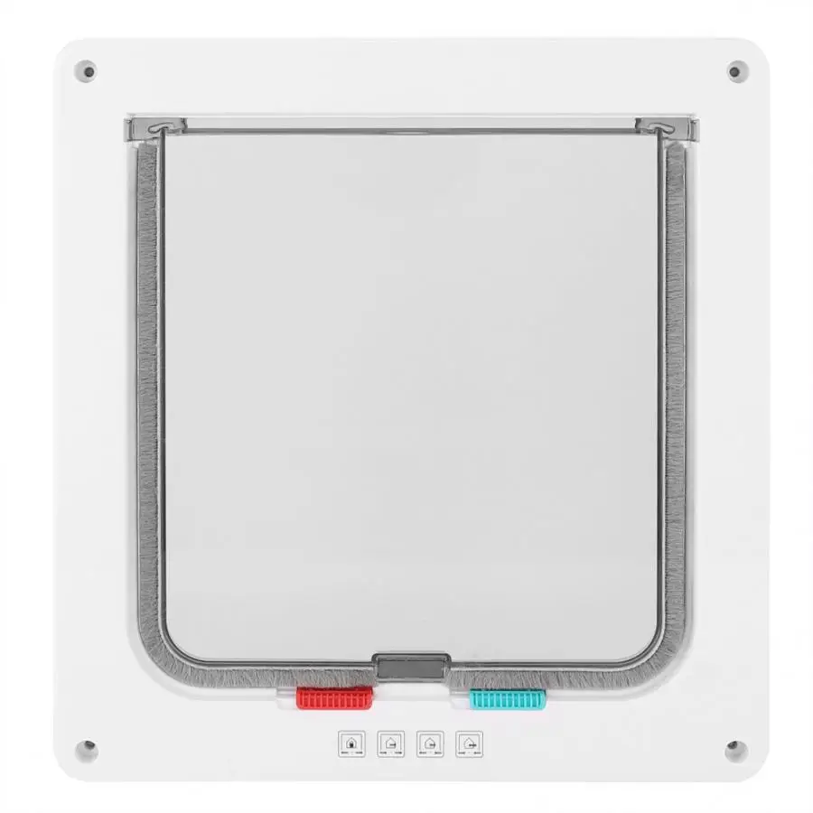 Кошка лоскут двери белый Цвет запираемый управляемый гибкий коммутатор замок