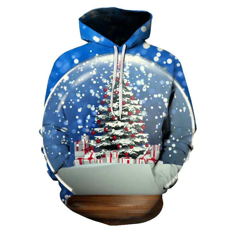 

Мужская толстовка с капюшоном и 3D-принтом, на осень/зиму