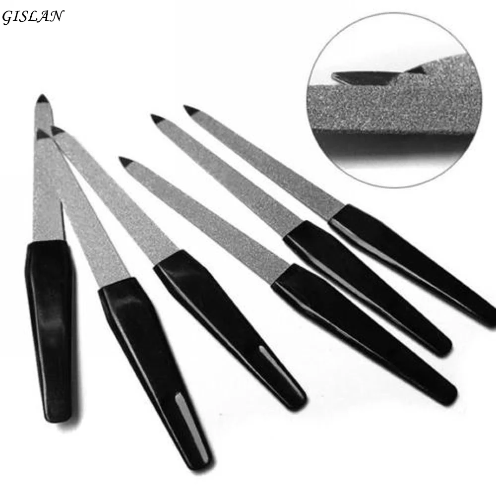 

1Pcs Metal Double Sided Nail Files Edge Manicure Grooming DIY Pro Manicure Pedicure Tool High Quality