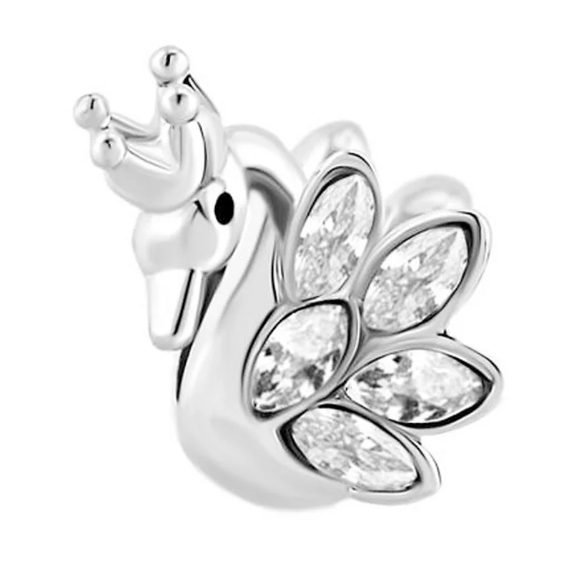 Бусины для изготовления ювелирных изделий. Лебединое животное амулет браслет из