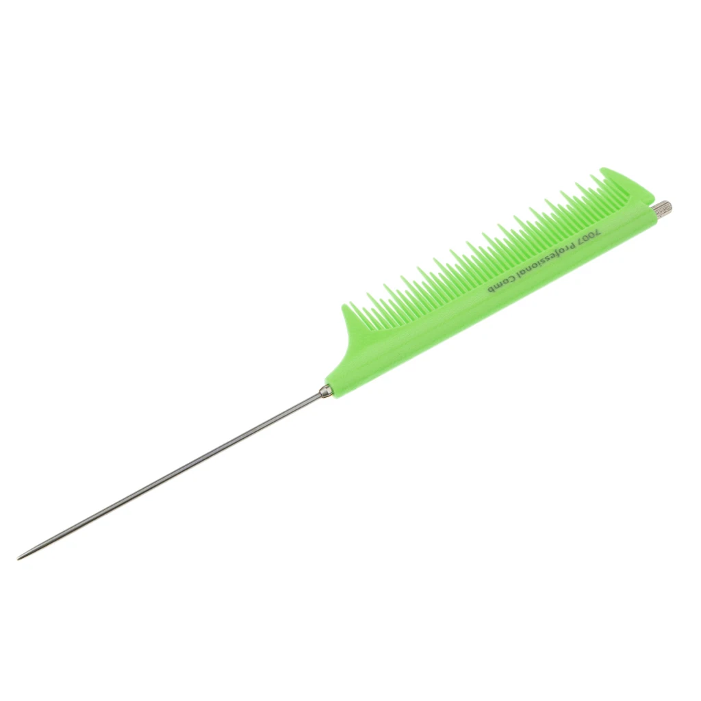 

Professional Hair Tail Comb Salon Cut Styling Tool Pick Hair Tip Comb Adjust