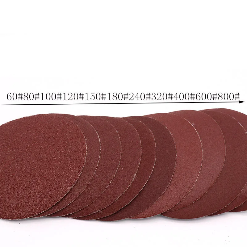 Матовые листы высокого качества 10 шт 4-дюймовый полировальный лист из флока