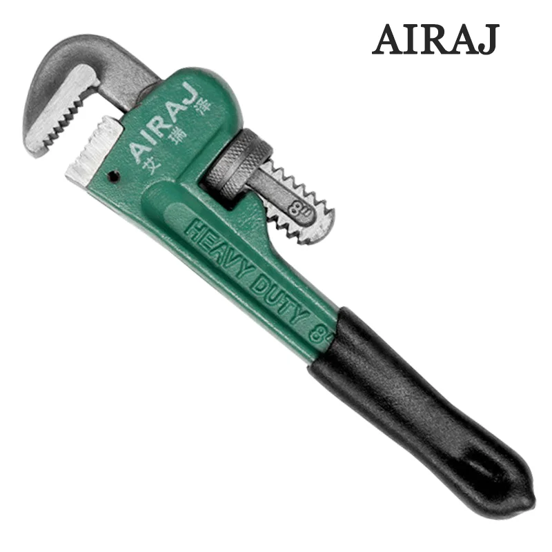 AIRAJ труба из углеродистой стали, ключ, дюймовый стандарт, 8/10/12 дюймов Алюминий/чугун сильный ключ, дюймовый стандарт, устойчивый к ржавчине и анти-коррозия Трубный Ключ трубный ключ