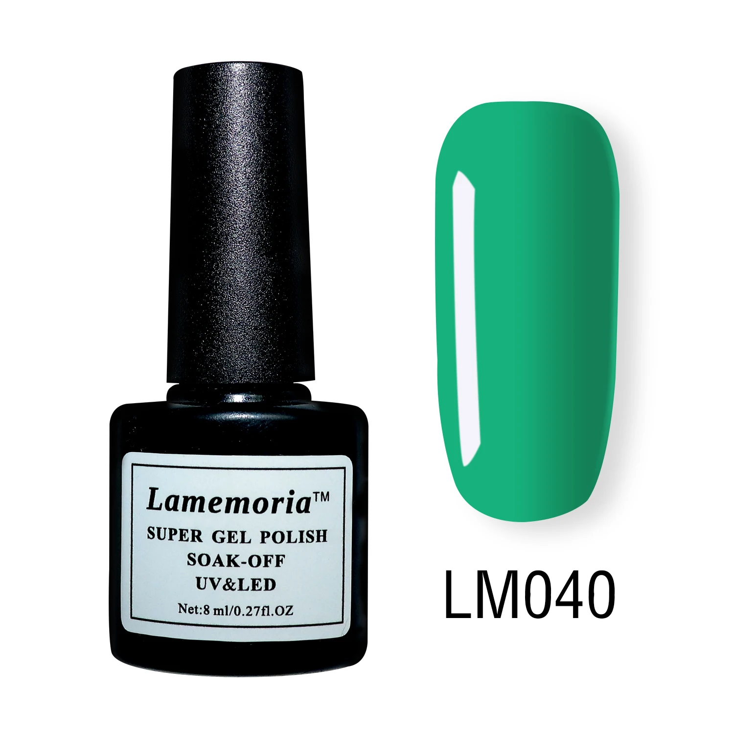 LM040 56 цветов, чистый Гель-лак для ногтей, черный, белый цвет, 8 мл, полуперманентный УФ-лак для ногтей, декоративный светодиодный - Цвет: LM040
