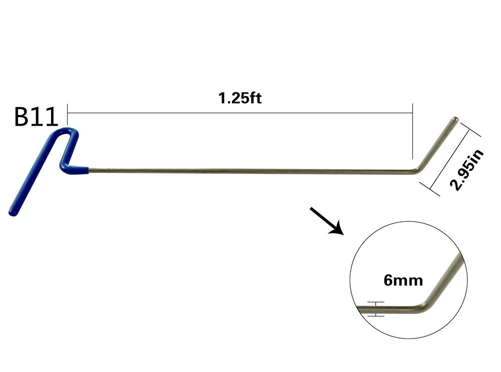 Новый дизайн инструменты для ремонта вмятин нажимной стержень черный