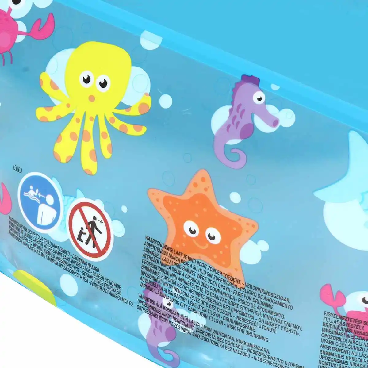 

Blue 122cm Family Pool Above Ground Swimming Pool Kid Adult Children Garden Outdoor Play Summer Kids Paddling Pools