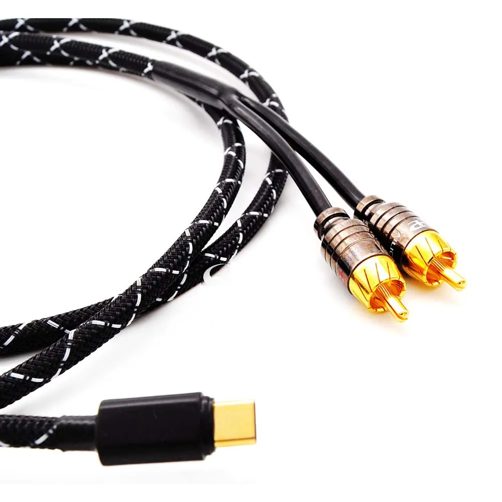 Lusya Aux audio cable Android iphone to 2rca double lotus connected EX25 FX25 G25 FX35 QX50 QX60 qx70 g37 for Infiniti T1261 | Электроника
