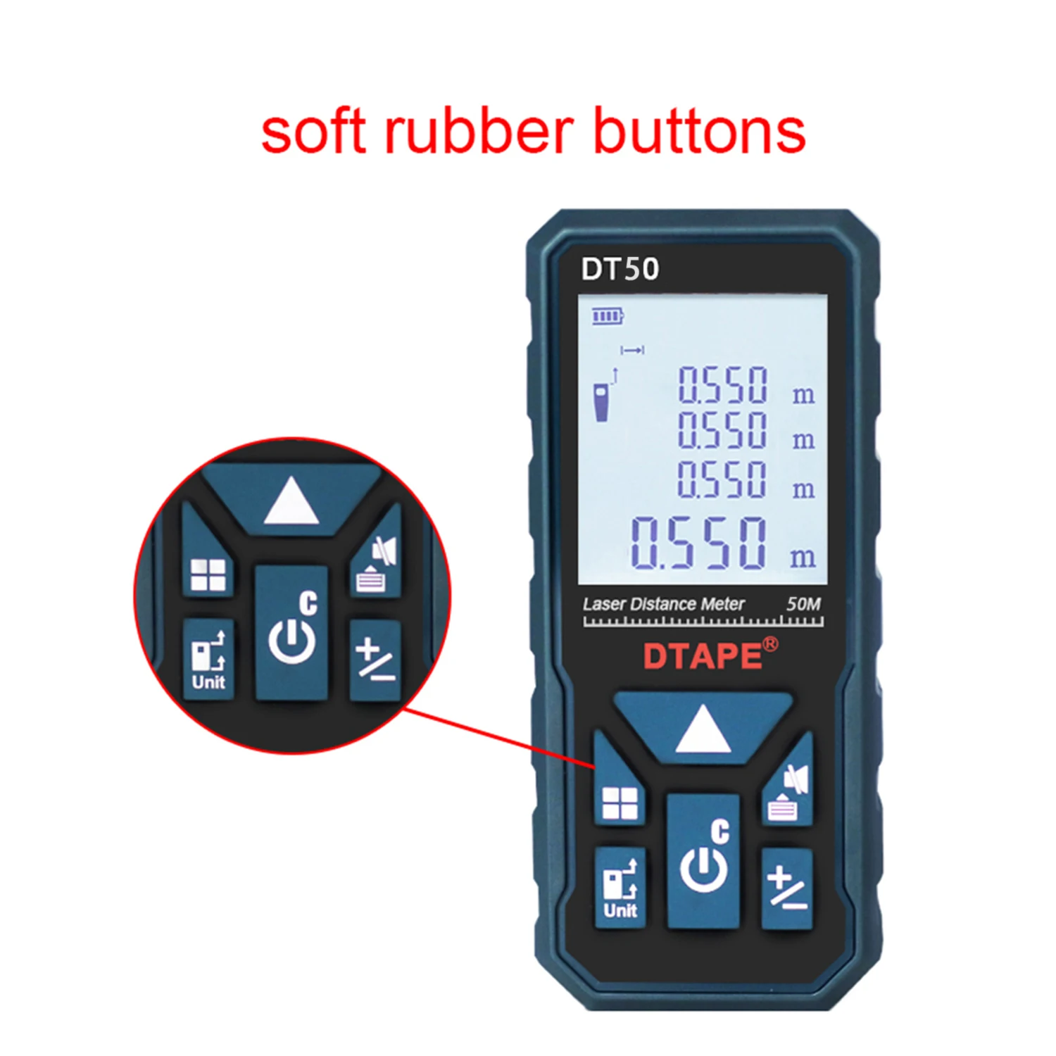 Цифровой лазерный дальномер мини с ЖК дисплеем и подсветкой|Лазерные дальномеры|