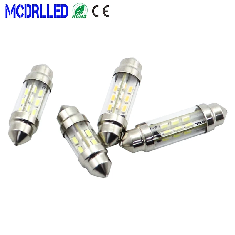 Светодиодная лодка Mcdrl 6 в 12 В 24 C5W C10W | Автомобили и мотоциклы