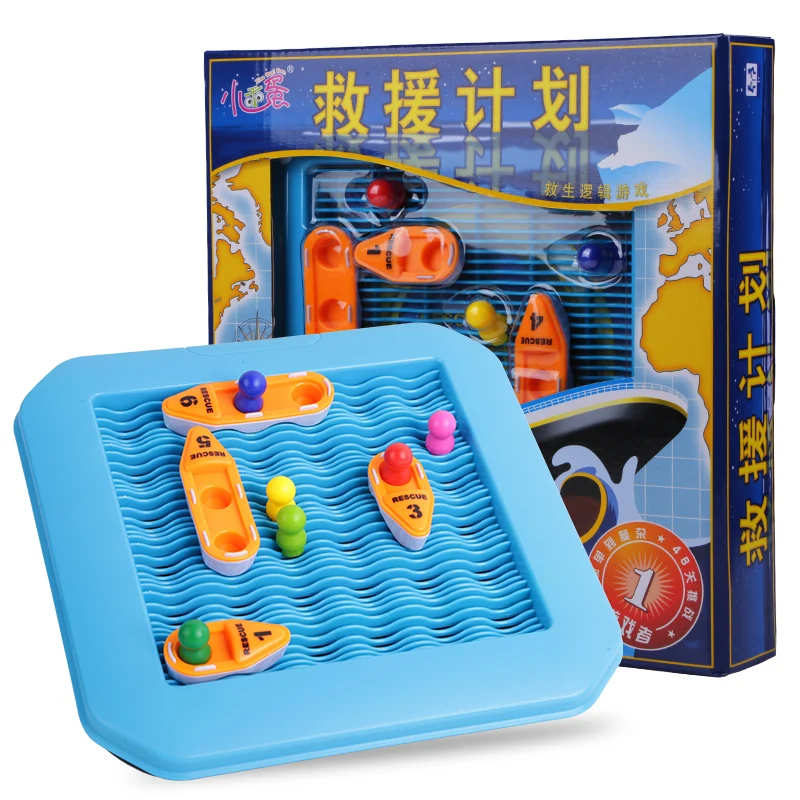 3D лодка корабль морской спасательный план спасение жизни умная настольная игра