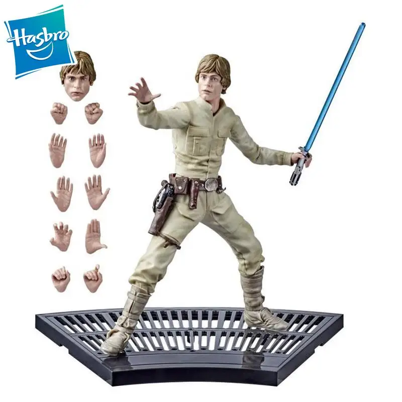 comprar Hasbro Star Wars Jedi Cavaleiro Hyper Real Luke Skywalker Preto Série 10 Polegada Misb Coleção Modelo Figura De Ação Bonecas Crianças Brinquedos