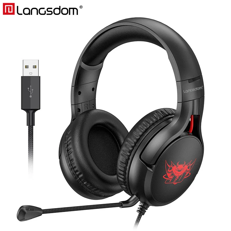 

JDG 7.1 USB Gaming Headsets Wired PUBG Headphone Gamer Earphone with Detachable Microphone For PC PS4 Xbox Switch