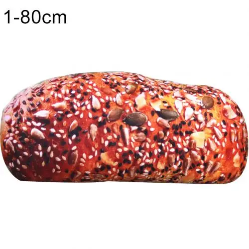 Sesame Bread80cm Длинное масло, хлеб, мясо, нить, кунжут, пицца, бифштекс, подушки, еда, плюшевая подушка, имитация закусок, украшение, спинка, подушка - Цвет: Sesame Bread80cm