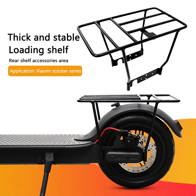 

Electric Scooter Rear Rack Solid Bearing Scooter Luggage Cargo Carrier Rack Storage Shelf Saddle For Xiaomi Mijia M365/Pro
