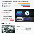 Диагностический инструмент Elm327 Pic18f25k80 BT V1.5 OBD2, Автомобильный сканер Elm 327 1,5 BTObdii, многоязычный, AndoridPC
