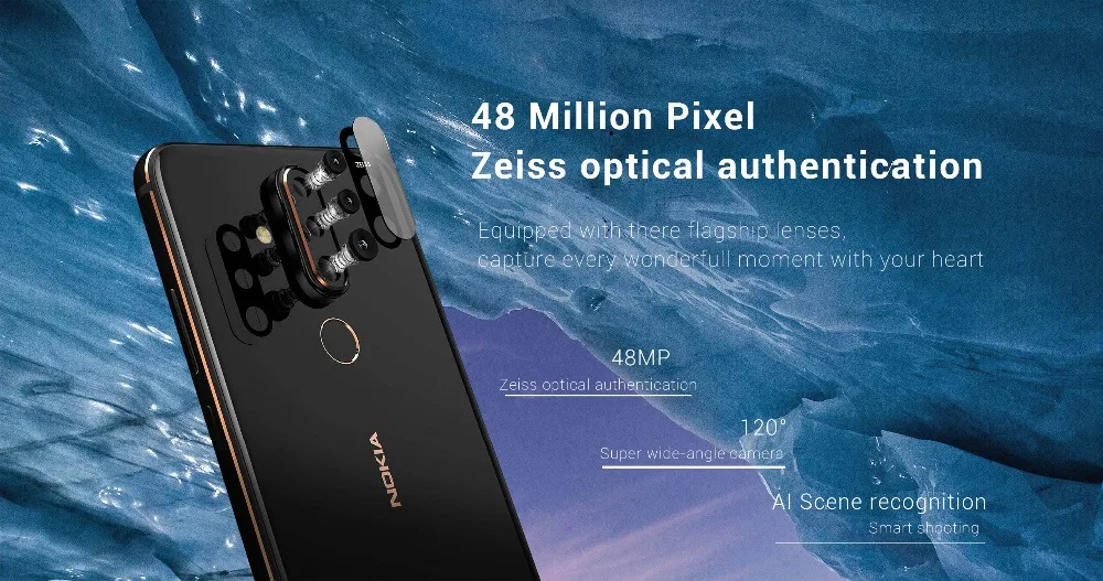 Мобильный телефон с глобальной прошивкой Nokia X71 6GB 128GB Android P 4G FDD LTE 6,3" 19:9 FHD+ Snapdragon 660 Восьмиядерный 3500mAh сканер отпечатков пальцев