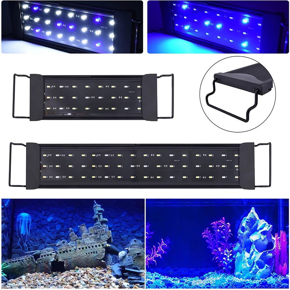 Светодиодный светильник для аквариума лампа саженцев аквариумный супер яркий