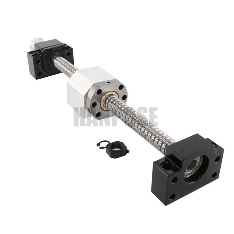 Винтовая передача винт SFU1204 C7 с конца обработанные+ RM1204 шариковая гайка+ Корпус шариковинтовой передачи+ BK10 BF10 концевые поддержки+ тиски для CNC