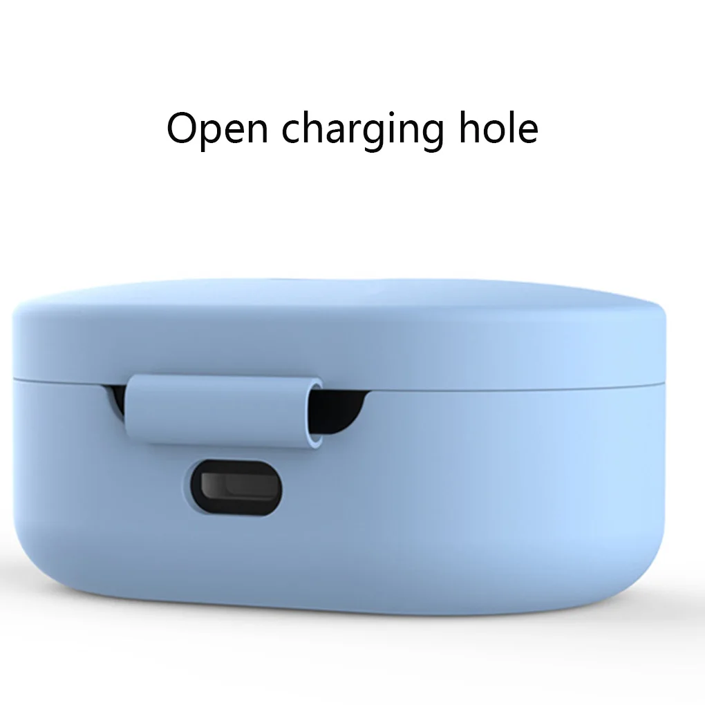 Новый чехол для Bluetooth наушников силиконовый защитный коробка беспроводной