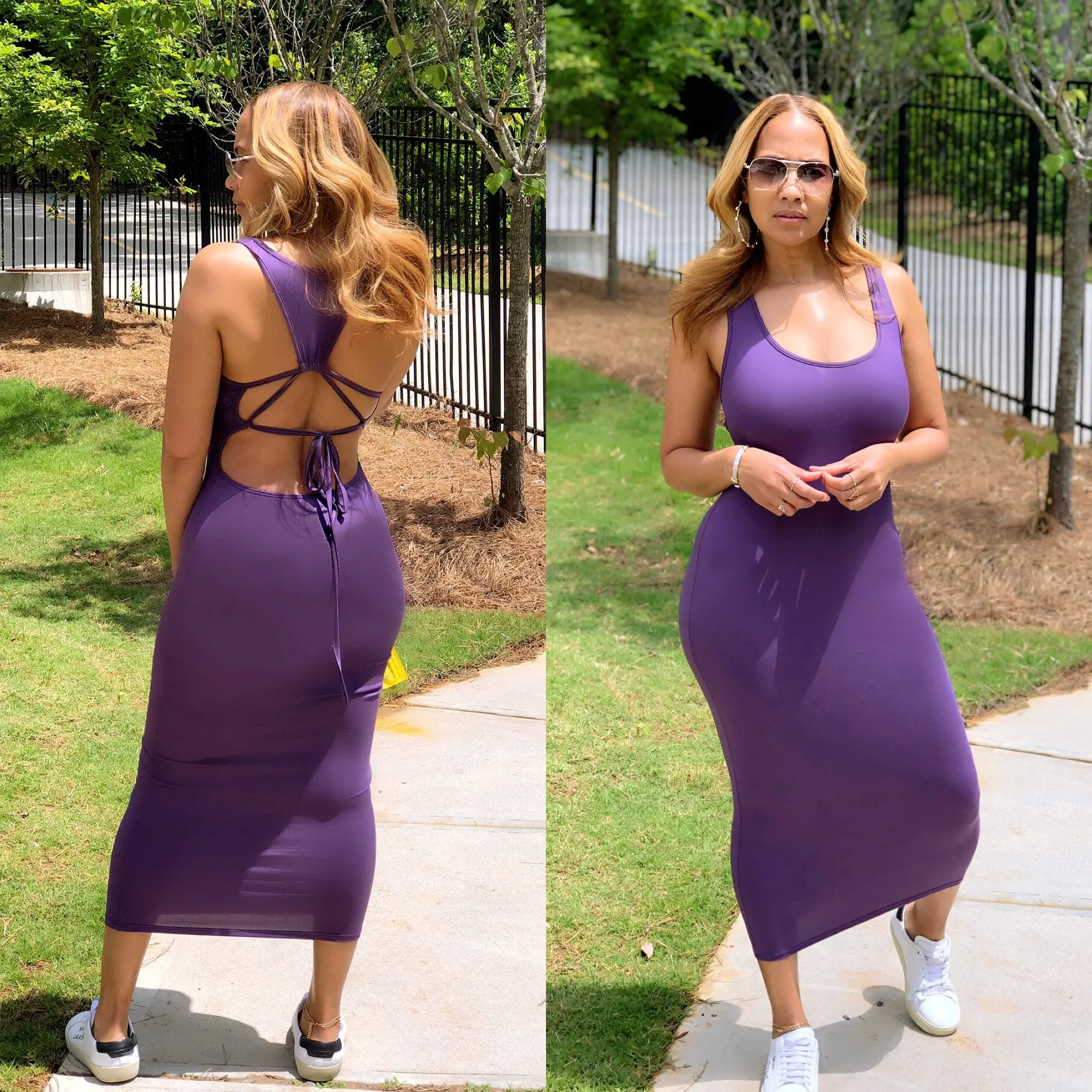 Платье чокер сексуальное однотонное платье на шнуровке с открытой спиной