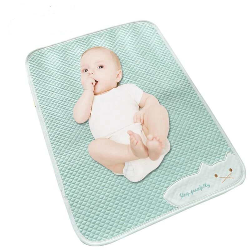 

Reusable Baby Diaper Pad Nappy Changing Pad Cotton Diaper Changing Table Waterproof Mattress Bed Sheet Infant Change Mat Cover