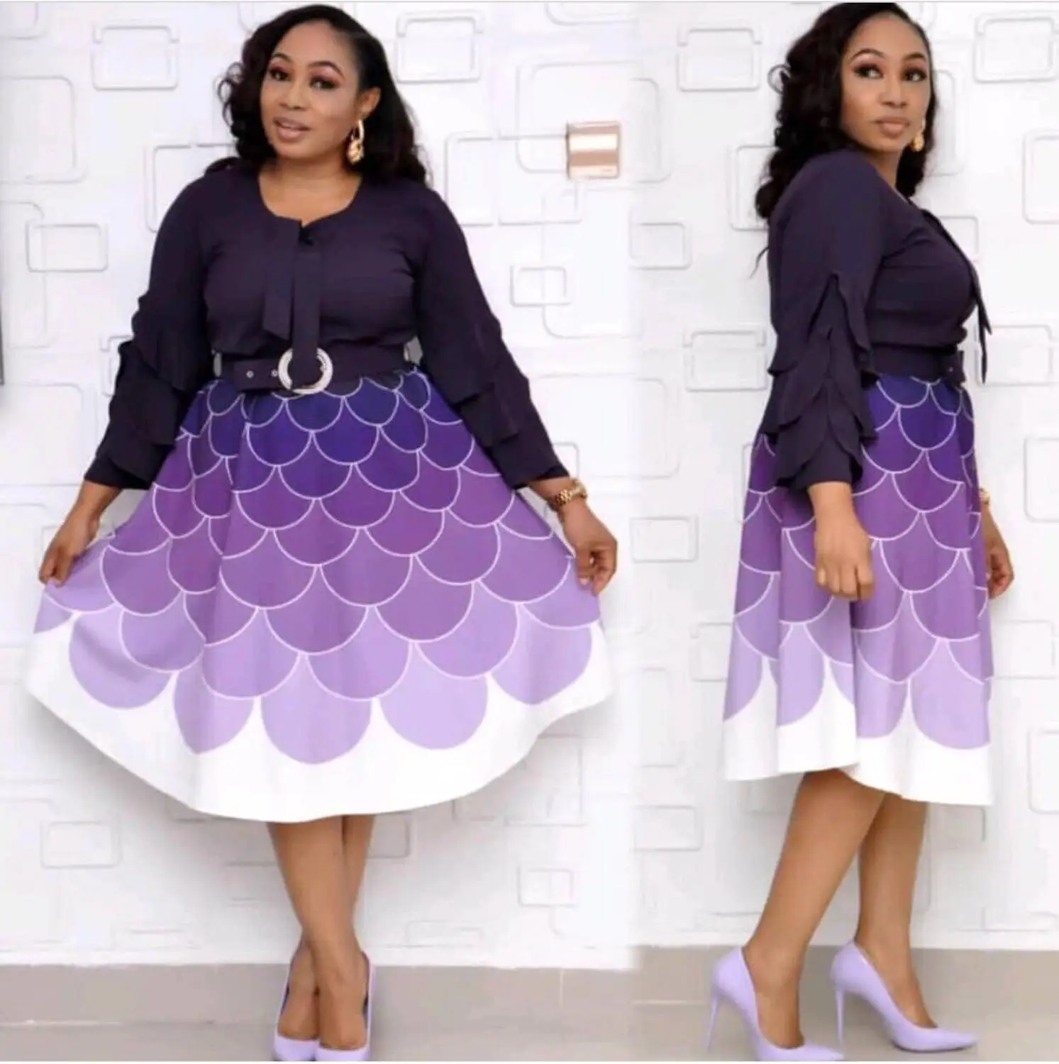 4 размера (L XL XXL XXXL 2019 Африканское платье Дашики Новое большое эластичное летнее