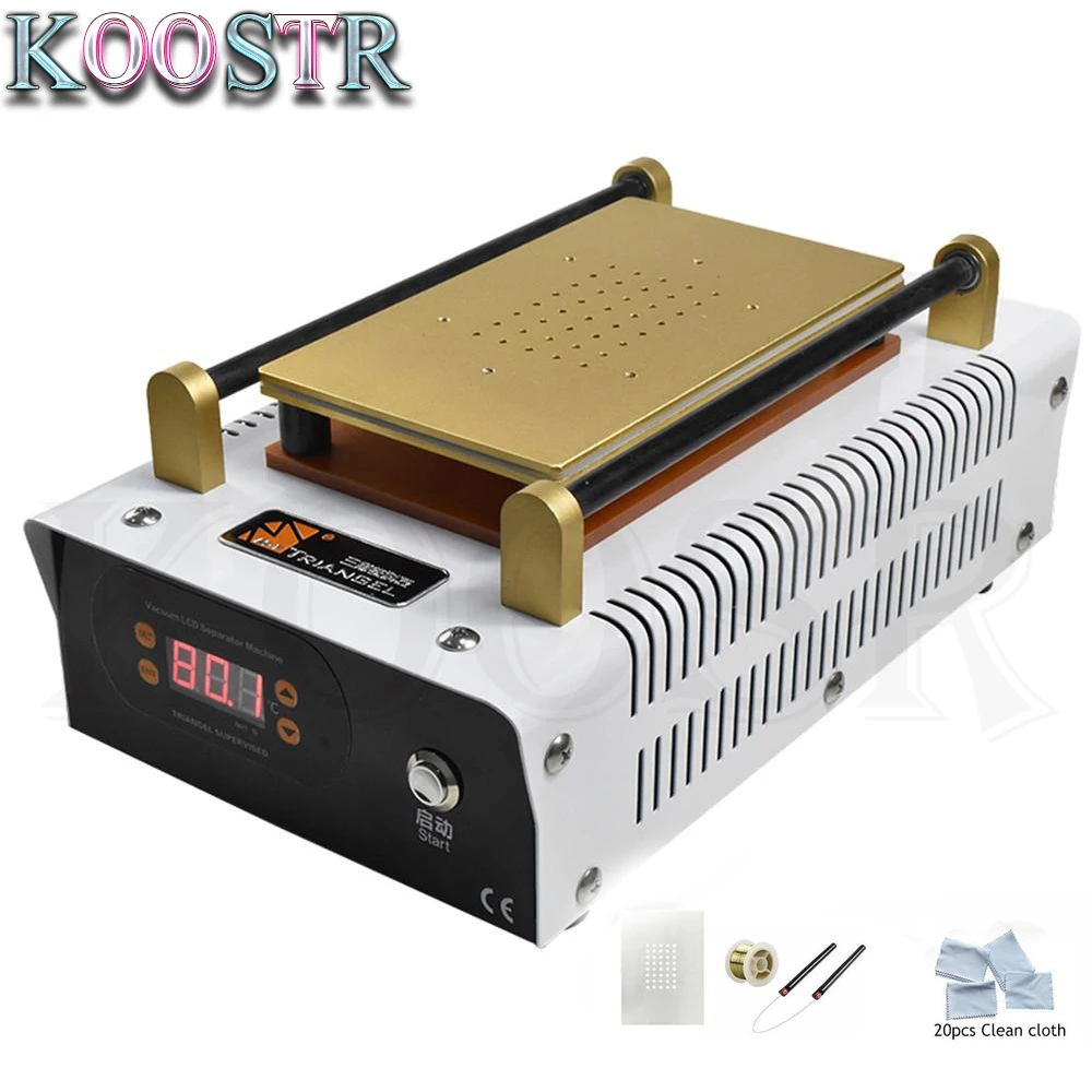 948Q высокое качество 110/220V Встроенный воздушный насос вакуумная машина-сепаратор с ЖК-экраном с общей топливной магистралью для телефона+ подарки