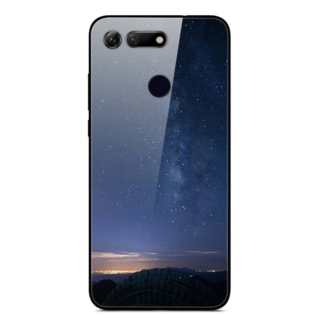 Чехол для Honor View 20, чехол для huawei Honor V20, чехол 6,4, закаленное покрытие, чехол для huawei Honor View 20, PCT-L29, View 20, V20, жесткое стекло, задняя крышка - Цвет: 44