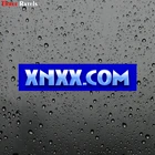 Забавные крутые наклейки Three Ratels FC52 # XNXX на автомобильную полоску сделай сам, стикер для стайлинга автомобиля, Аксессуары для мотоцикла, велосипеда, чемодана